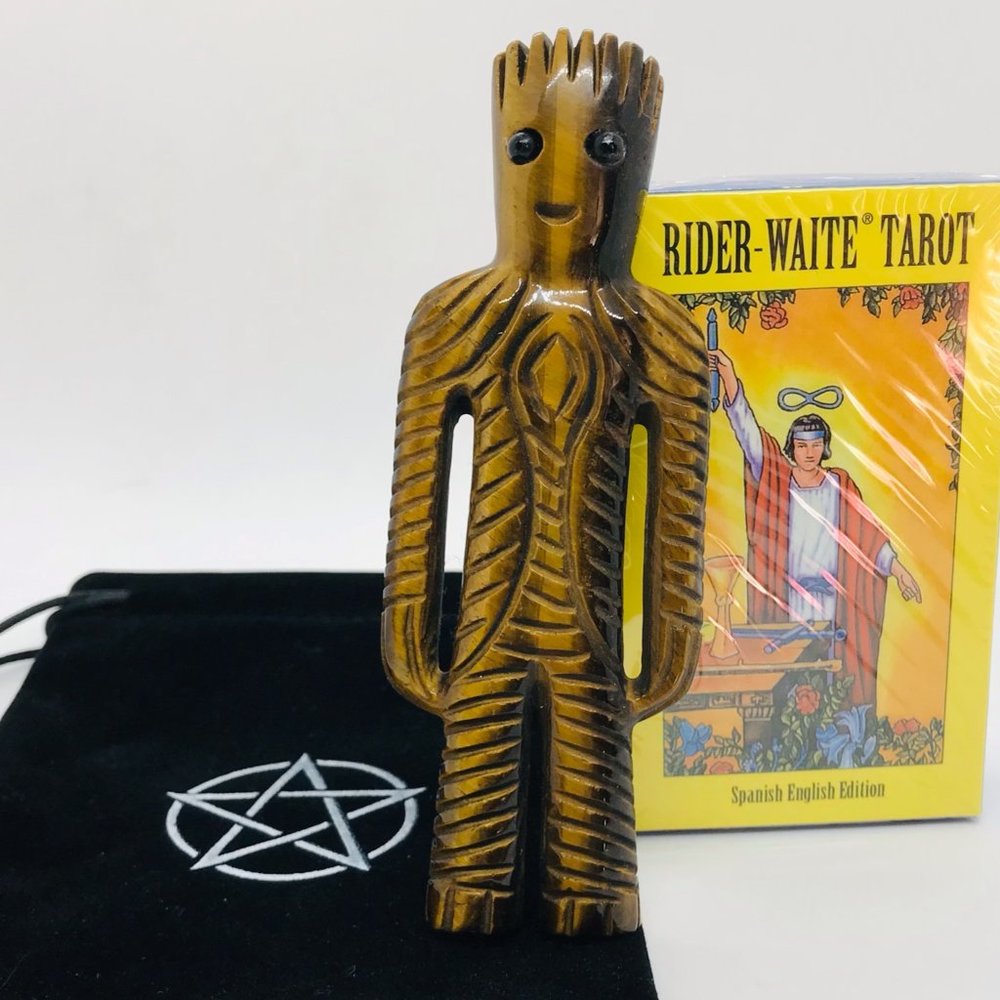 Genuine Tigers Eye Voodoo Doll